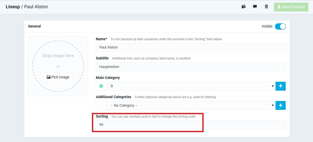 Tutorial InApp Sorting LineUpr Blog