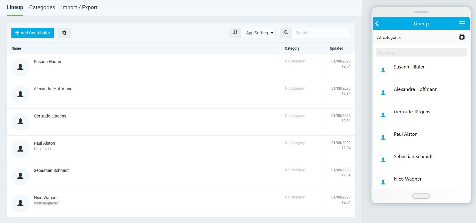 Tutorial InApp Sorting LineUpr Blog
